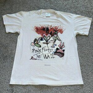 Vintage Original 90s 1982 Pink Floyd The Wall Single Stitch Large T-shirt